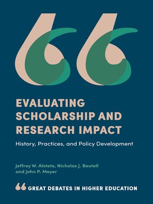 cover image of Great Debates in Higher Education